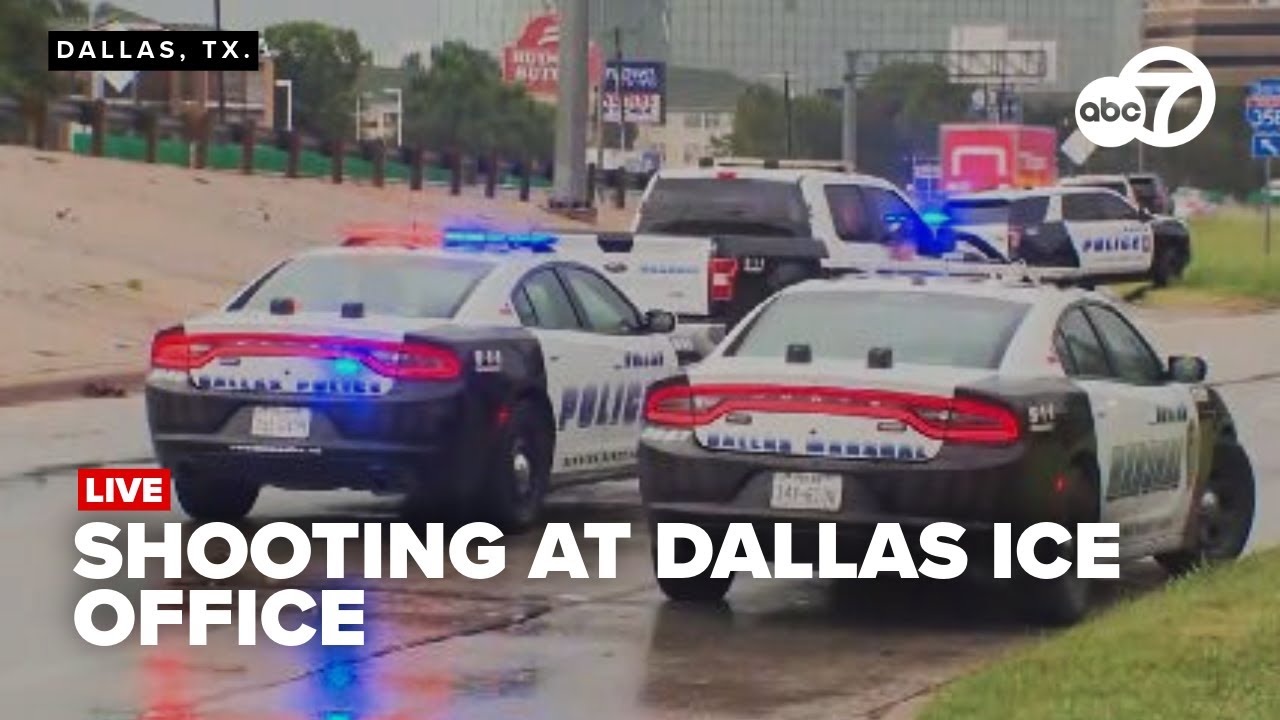 LIVE: 4 shot, 2 dead in Dallas ICE office shooting - YouTube
