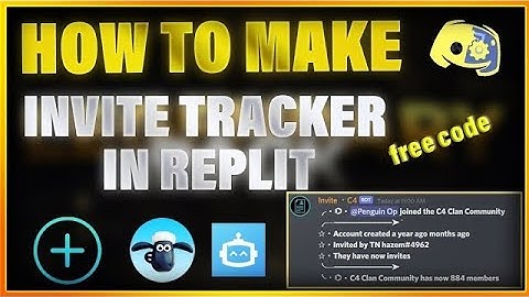 How to make invite tracker discord bot with slash commands in replit | DeadLoom™