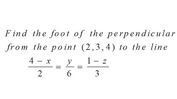 Class 12 Board Exam 2023 | Expected Question | 3D | Foot of the Perpendicular | JEE | SAJAG JAIN SIR