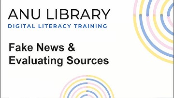 Fake News & Evaluating Sources