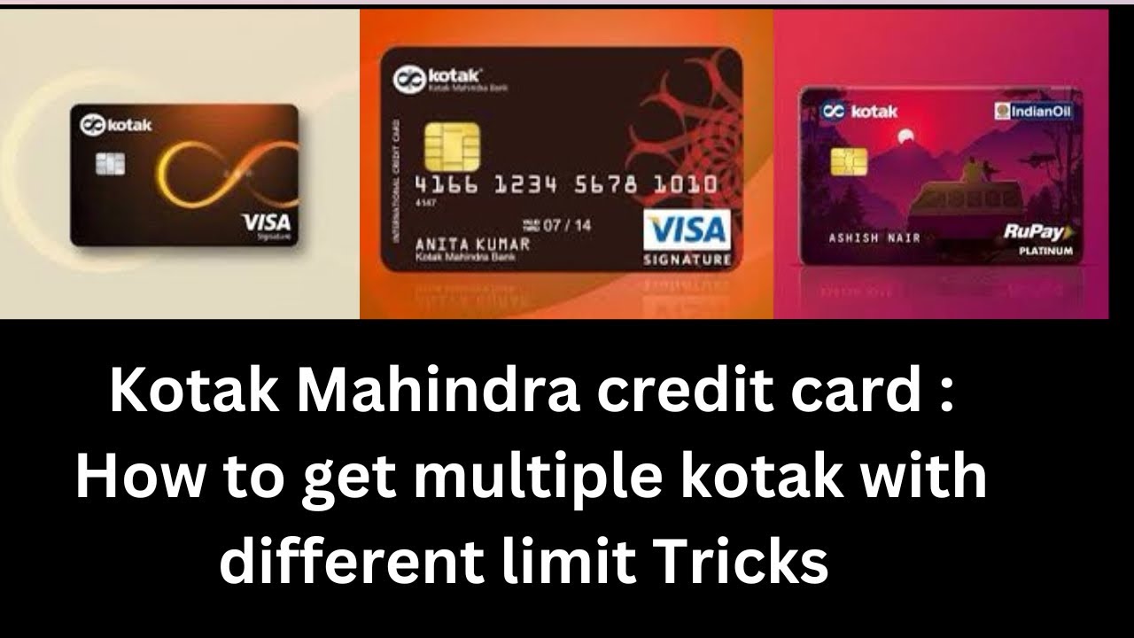 Now we can get Multiple Kotak Bank Credit Card Kotak LEAGUE RuPay