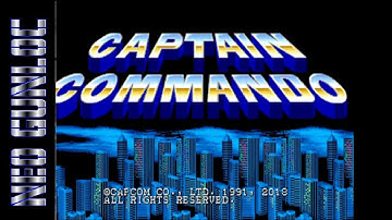 Captain Commando - Attract Mode