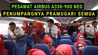 Keberangkatan Crew Penerbangan Haji Lion Air 2024 dari Bandara Soekarno-Hatta Jakarta