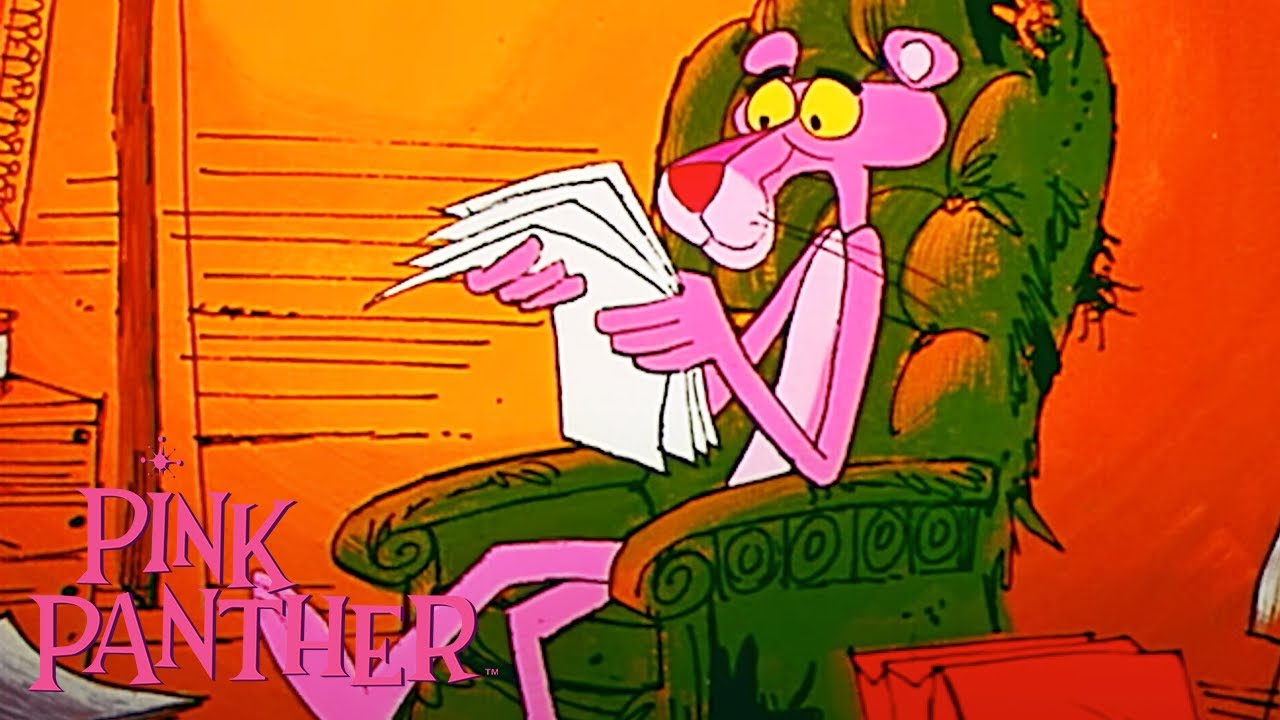 Original Pink Panther Painting the Pink Panther Pop Art 