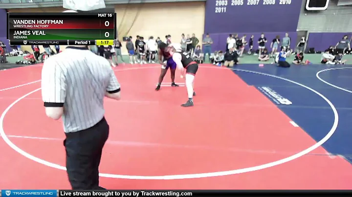 220 Lbs Champ. Round 1 - Vanden Hoffman, Wrestling...