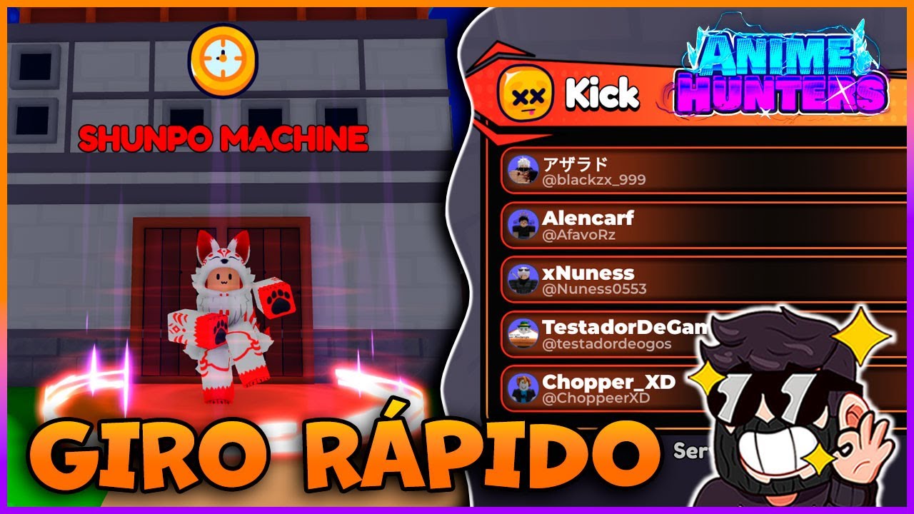 GIRE MAIS RAPIDAMENTE OS SEUS RECURSOS NO ANIME HUNTERS