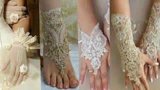 قفازات للعروس وbarefoot sandals تألقى فى يوم عرسك