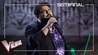 Video thumbnail of "Rafael "El Bomba" canta 'El trato' | Semifinal | La Voz Antena 3 2020"