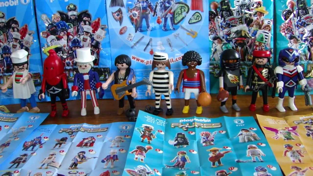 PLAYMOBIL FIGURES SERIE 1 ET 2 - YouTube