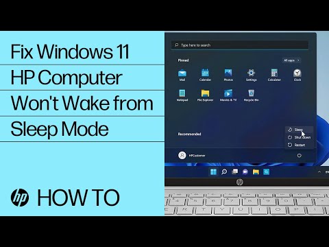 Fix Your Windows 11 HP Computer When It Doesn’t Wake from Sleep Mode | HP Notebooks | @HPSupport