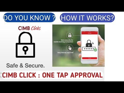 Cimb clicks sequre tac Get ready for one -tap approval #TAC #CIMB_Clicks