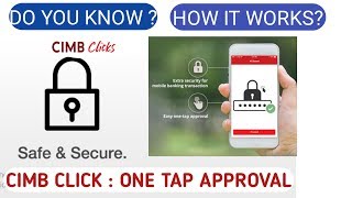 Cimb clicks sequre tac Get ready for one -tap approval #TAC #CIMB_Clicks screenshot 5