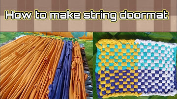 How to make a string doormat