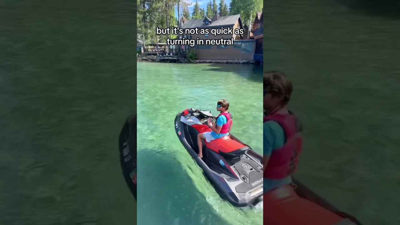 How Do You Drive A Jet Ski Boat Lake Jetski Learn