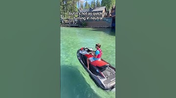 How do you drive a jet ski? #boat #lake #jetski #learn