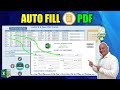 How to AUTOMATICALLY  Fill PDF Forms Using Microsoft Excel in 1 CLICK