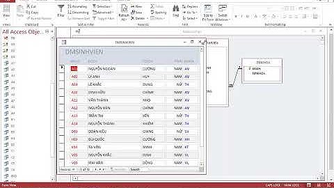 MS Access: Bài QL Sinh viên - Bảng biểu (Form)