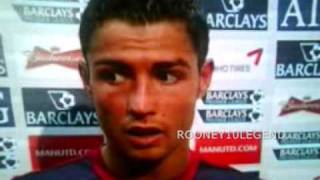 Wayne Rooney and Cristiano Ronaldo Interview 25/04/09