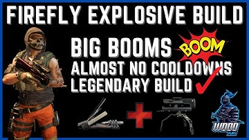 The Division 2 - FIREFLY EXPLOSIVE SKILL BUILD!!