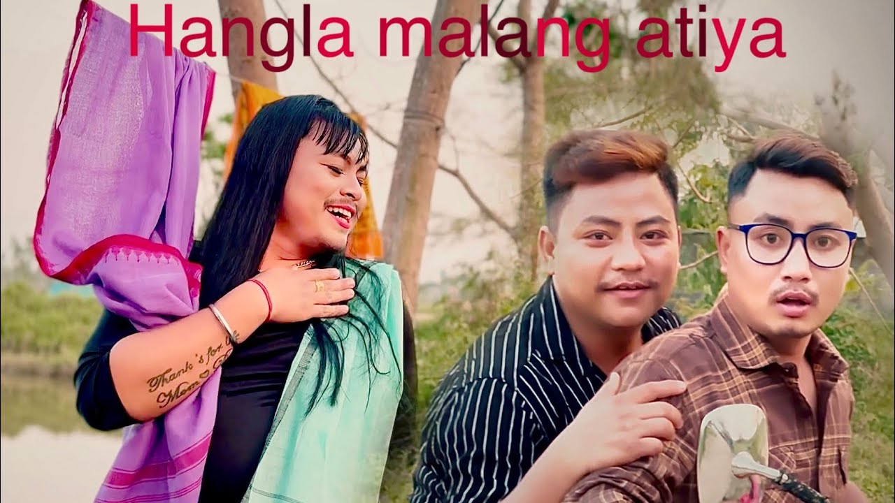 Hangla malang atiyada  Cover By Vicky Likmabam Niranjan Chungkham Funny video Manipuri Song