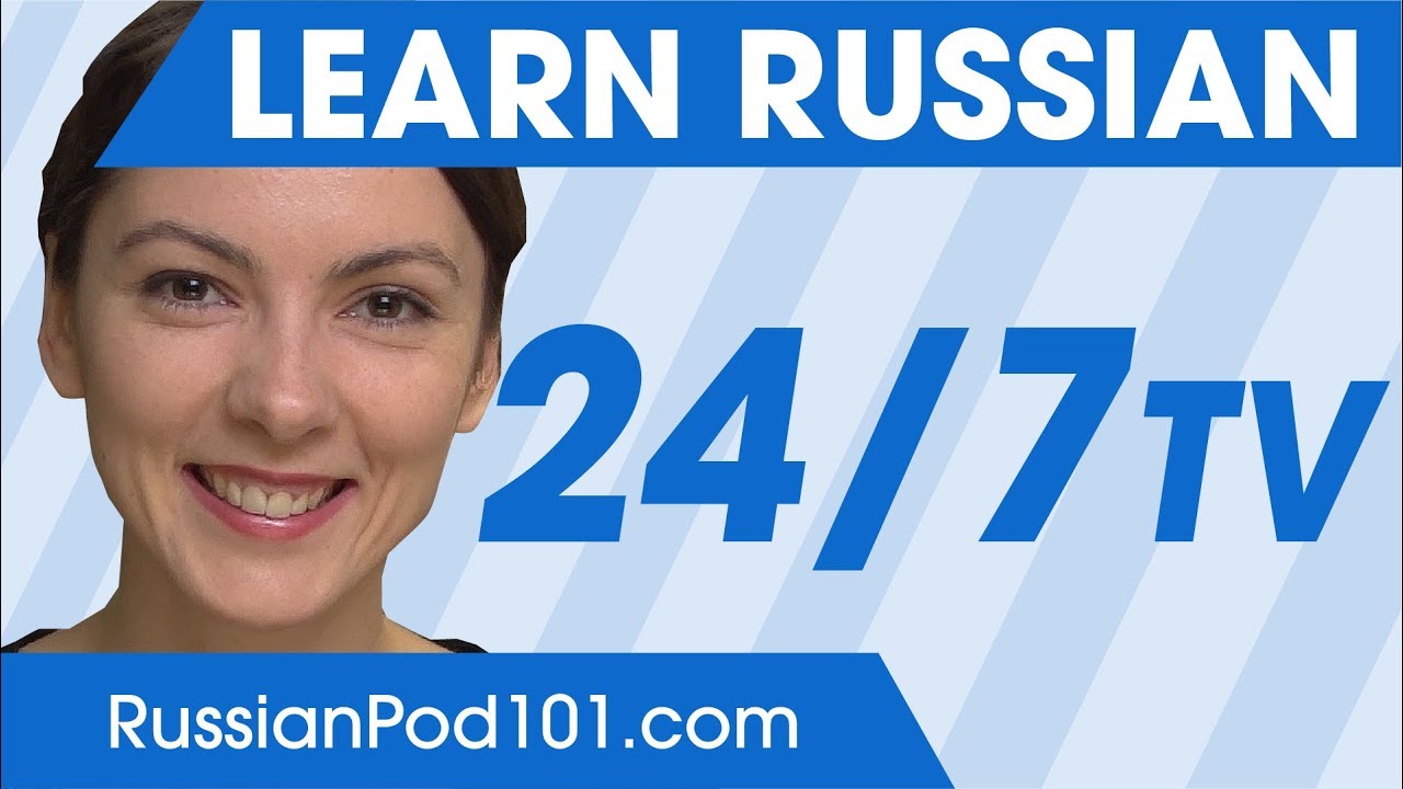 ⁣Learn Russian 24/7 with RussianPod101 TV