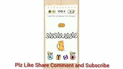 Brain test  level 8 | Feed the cat please he is hungry | Manddy gaming