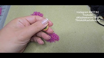 Beaded flower tutorial