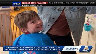 Grandparents of 7-year-old boy killed in Oakley remember him as sweet, funny