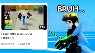This Scammer EXPOSED Himself.. (Blox Fruits)