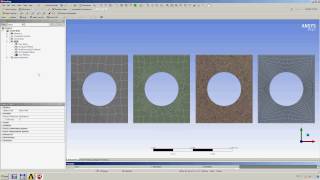 Meshing methods in ANSYS Meshing.  Part I.  2D mesh