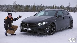 The Brabus B35S AMG A35 is a Winter Pocket Rocket!