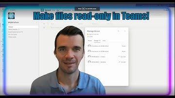 Make files read only in Teams (2023)
