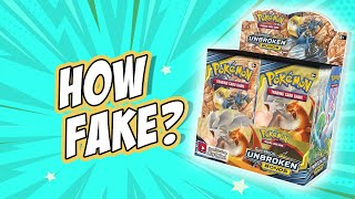 How to spot FAKE Pokemon Cards 'Unbroken Bonds' - Pokemon Card Scam