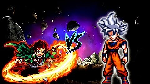 Tanjiro V3 OP (Zeed) VS Son Goku DBS V7 OP (all form) in Jump Force Mugen