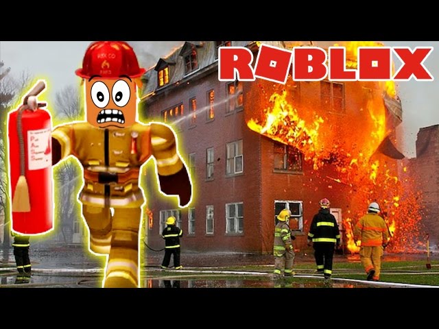 Roblox Firefighter Simulator I M On Fire Youtube - roblox firefighter games