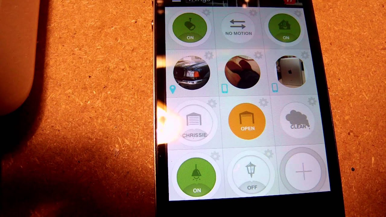 Garage Door Opener Controlled By Smartthings Youtube