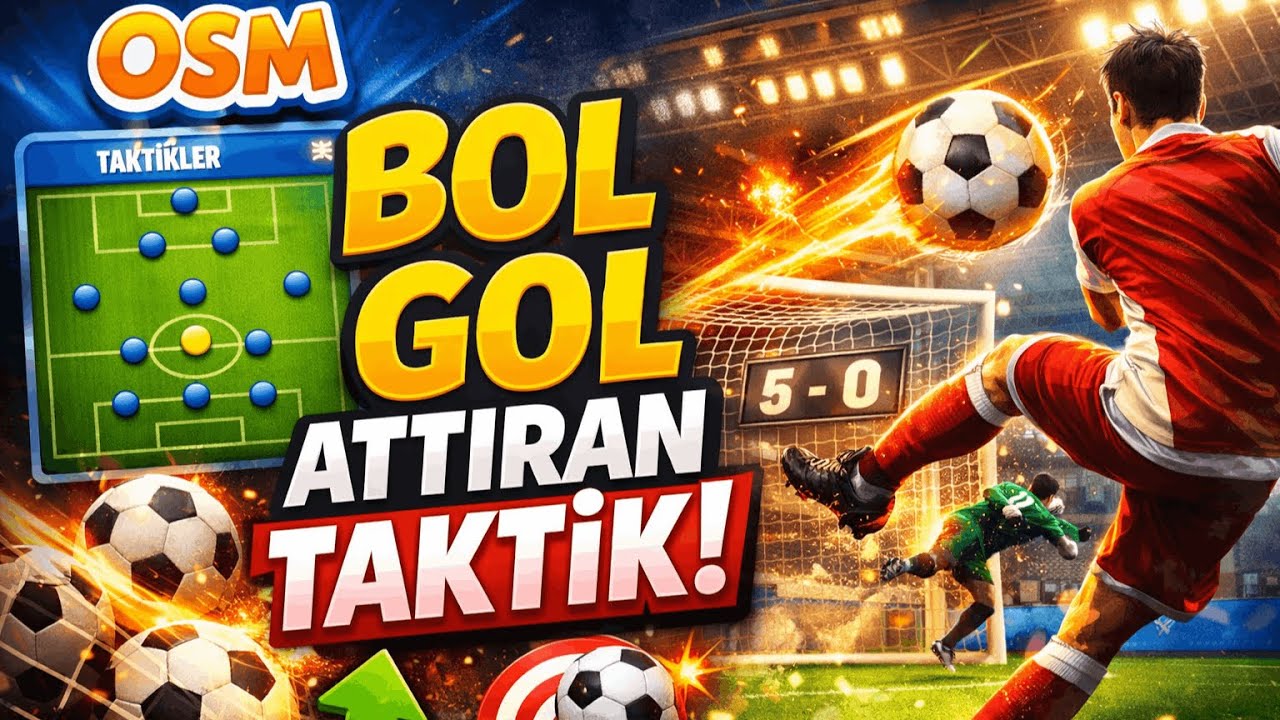 BOL GOL ATTIRAN OFANSİF TAKTİK KANITLI !!! - Online Soccer Manager 26