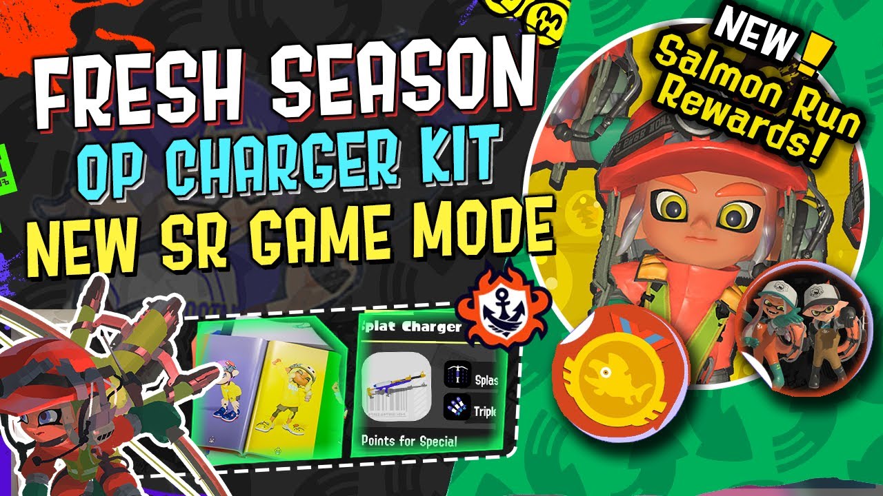 Splatoon 3 Salmon Run New Event Modes Fresh Season Catalog New OP