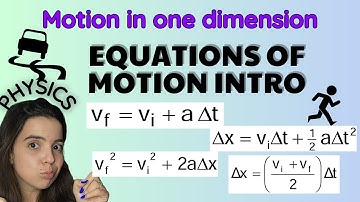 Equations of Motion Introduction Grade 10 Physics