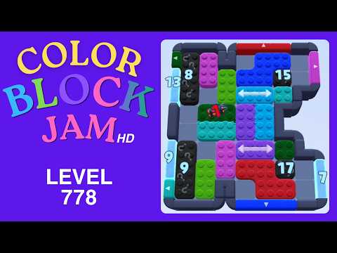 Color Block Jam Level 778 Solution Walkthrough