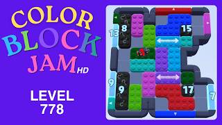 Color Block Jam Level 778 Solution Walkthrough