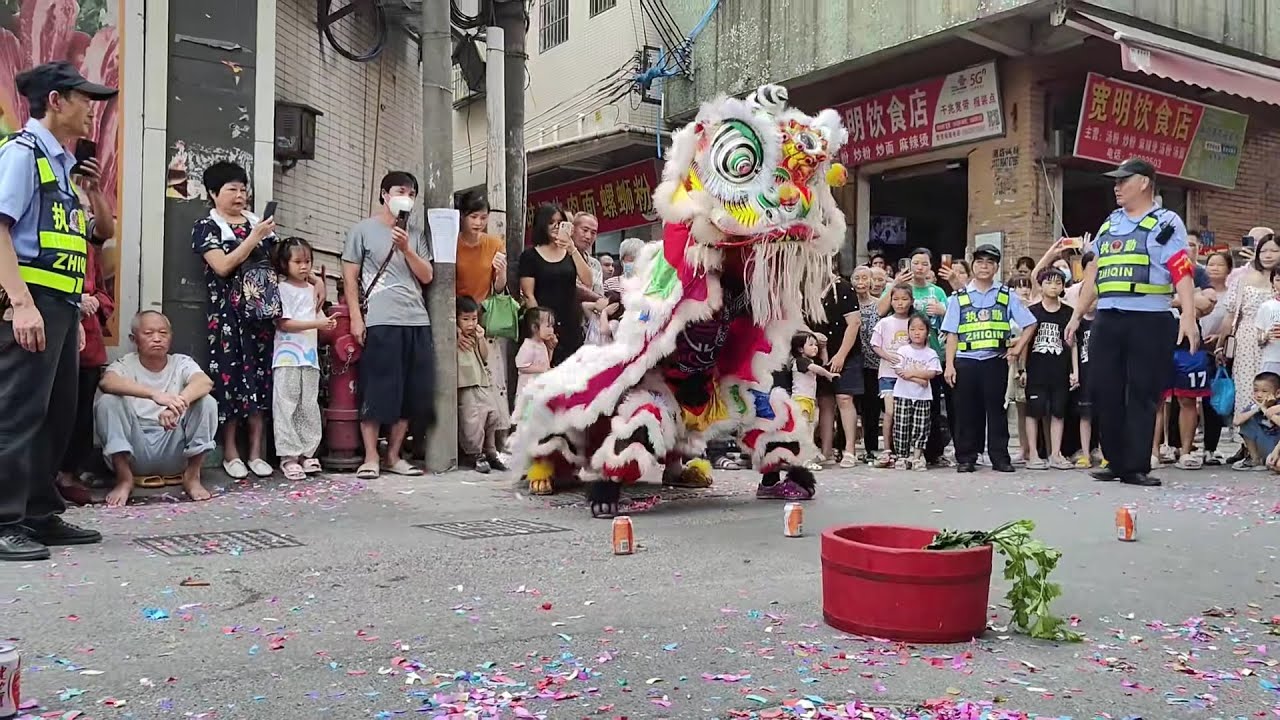 太生猛了！醒狮采地青引爆全场！Nonstop Applause and Cheers! #liondance #醒狮文化 #舞狮 - YouTube