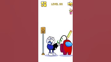 Troll Master - Draw One Part Gameplay | Level 101 #shorts #trollmaster