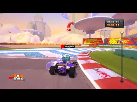 F1 Race Stars - China 1000CC World record (00:58:78)