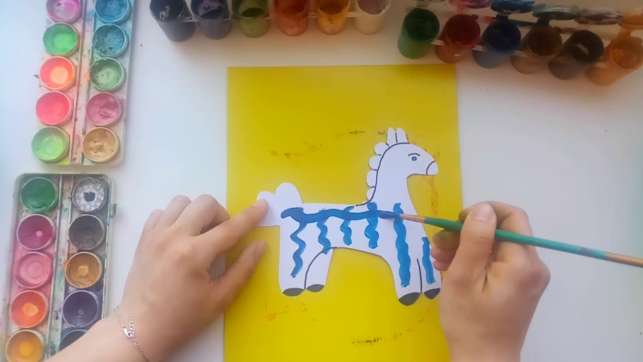 Декоративное рисование «Завиток» (6-7 лет) - YouTube