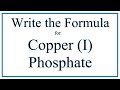 Ionic Compounds and Copper Chemistry