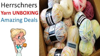 AMAZING Herrschners Yarn Unboxing -  Beautiful Yarns - MUST SEE