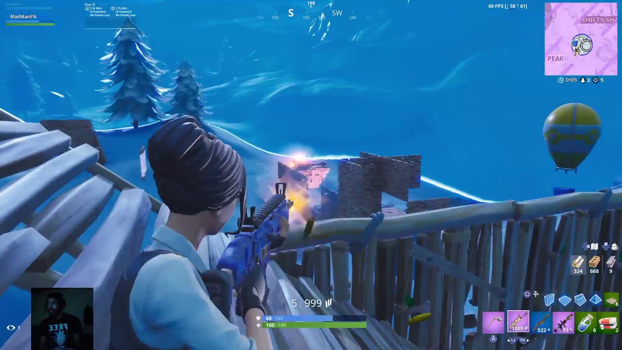 Is 50 Ping Good Fortnite Best Fortnite Console 50 Ping Player Youtube