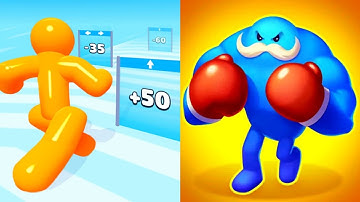 Tall Man Run VS Punchy Race Max All Levels Gameplay Android,iOS NEW UPDATE