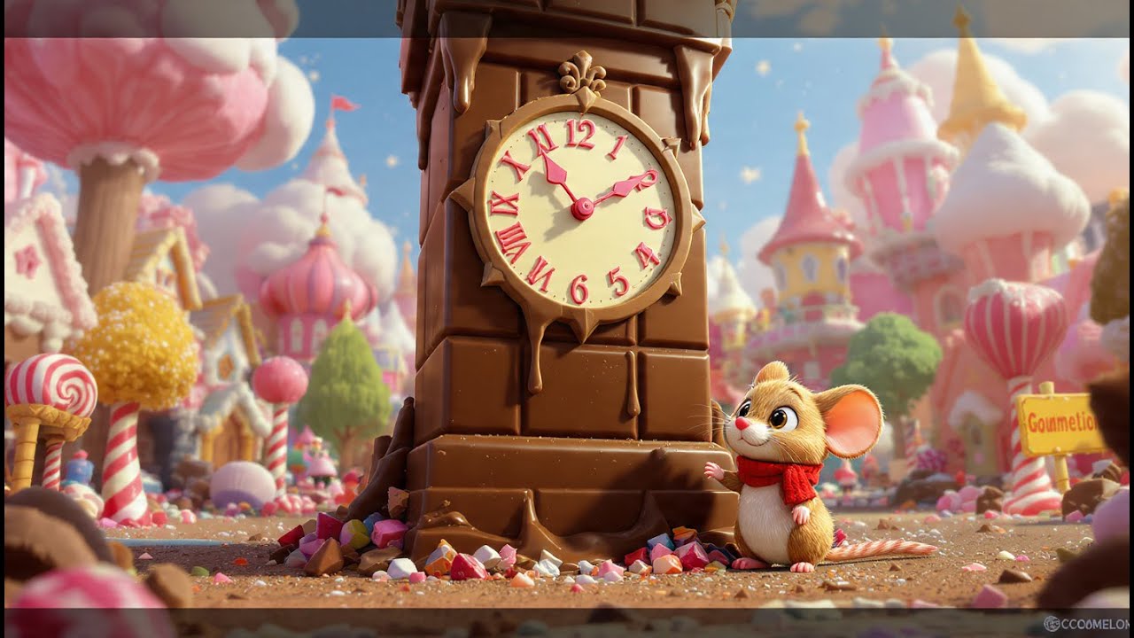 Tick Tock Mouse Climbed the Chocolate Clock | Fun Time Rhyme for Kids | Nursery Rhymes